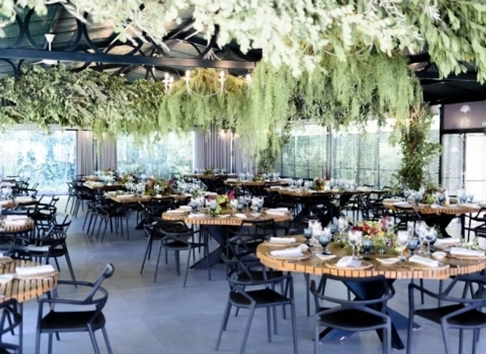Salón para banquetes de boda en Jardines de San Telmo